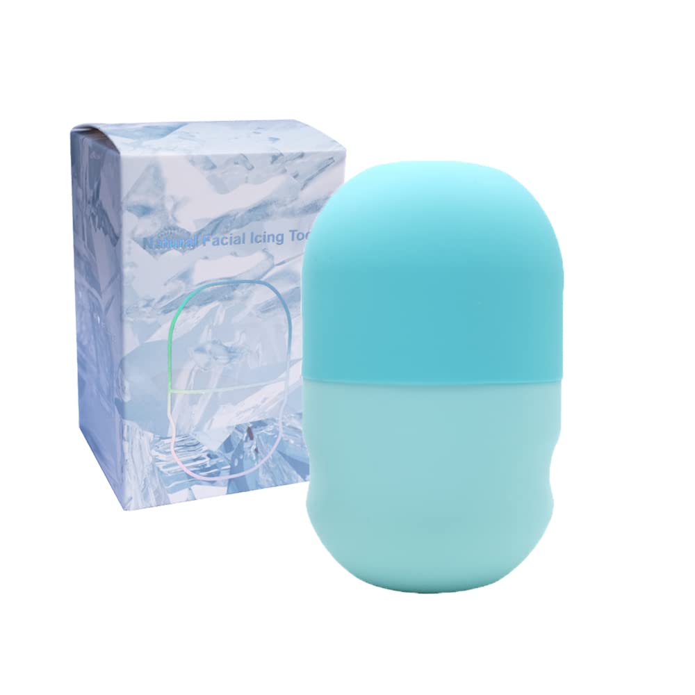 Ice Face Roller Ice Mold For Face Eyes And Neck Ice Holder For Face Face Ice Cube - Enhance Your Natural Glow Ice Facial Capsule