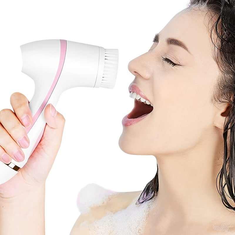 3 In 1 Wireless Face Cleansing Brush Sonic Face Spin Brush Set Spa System For Deep Cleaning Remove Blackhead Machine