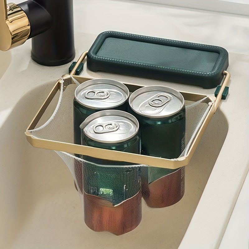 Foldable Sink Strainer and Filter Rack - Eliminate Clogging and Keep Your Sink Clean with Ease!