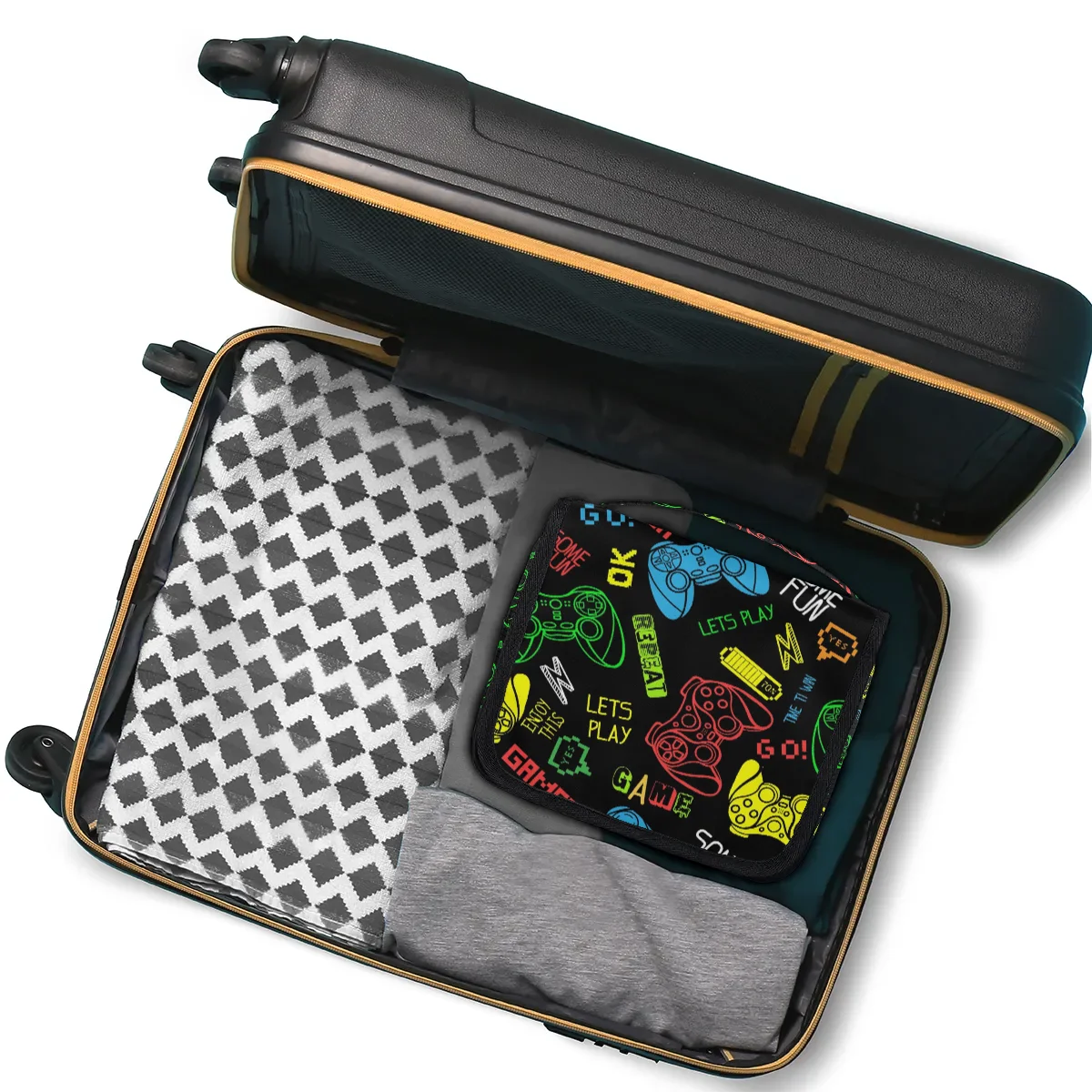 Travel Grooming and Makeup Bag Travel Bathroom Bag Travel Set Small Size Bag Suitable for Both Men and Women