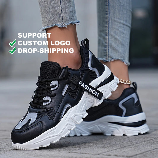Wholesale High Quality Increasing Height Sneakers Women's Casual Sports Shoes Trend With Trendy Sneakers Women's Casual Shoes
