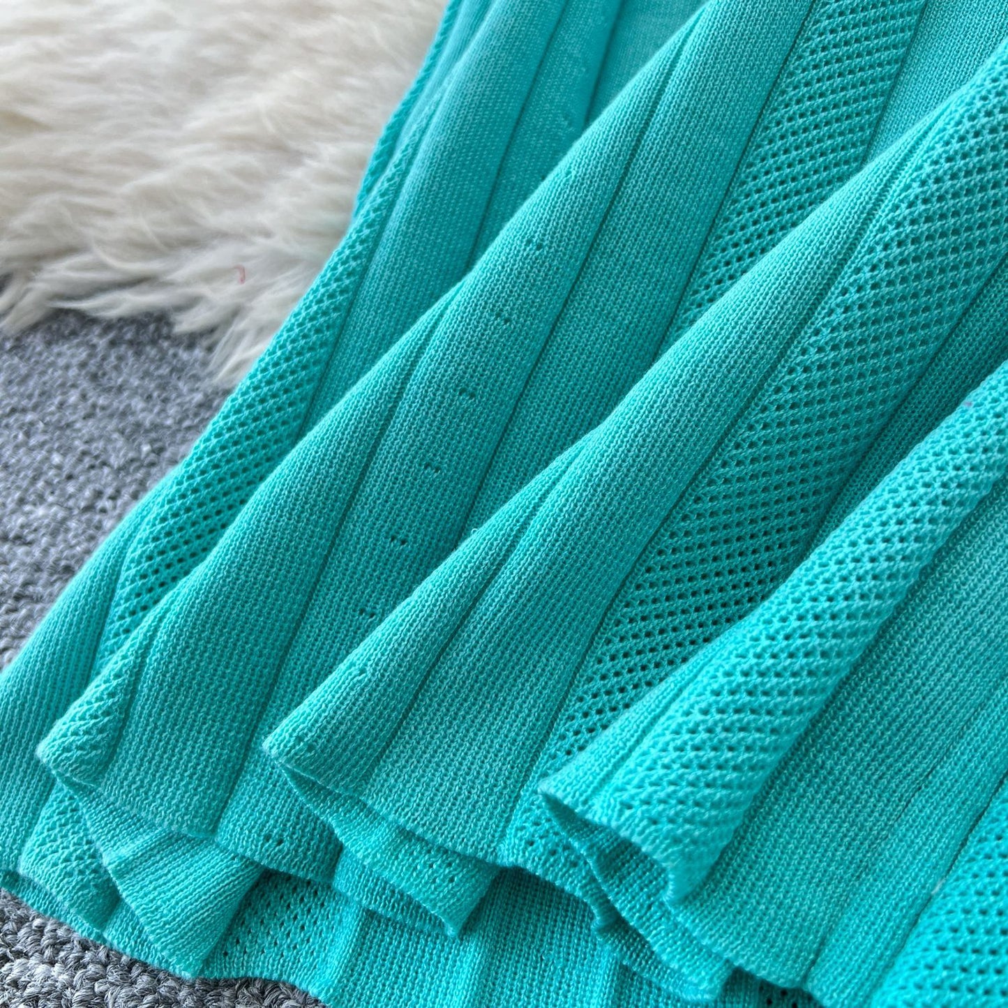 Dresses Women Summer Knitting Long Dress Single Breasted Round Collar Short Sleeve Sexy Bodycon Office Lady Knit Vestidos