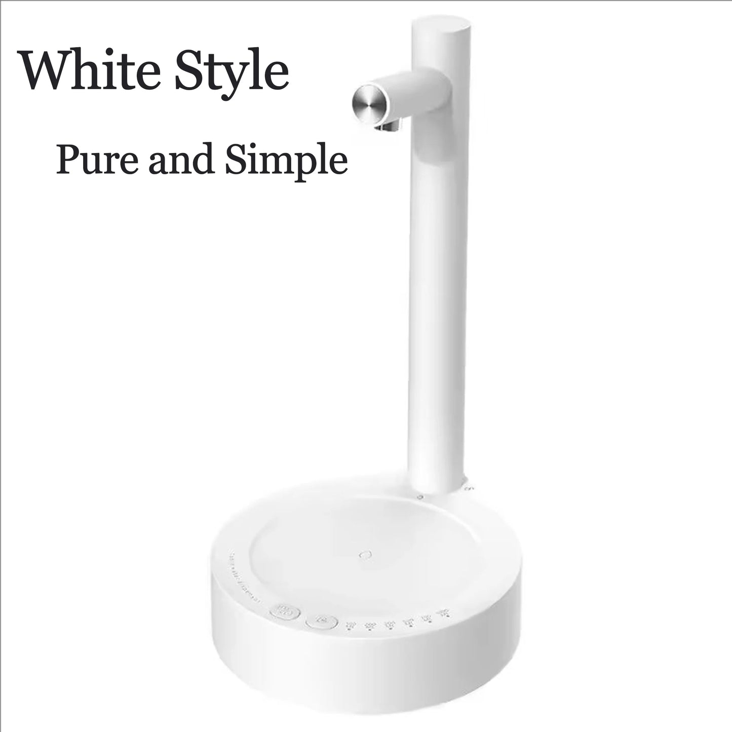 1pcUSB Rechargeable 6-Speed Adjustable Desktop Water Pump, Premium Safe Materials, Sleek Design. Ideal for Home, Office, Kitchen