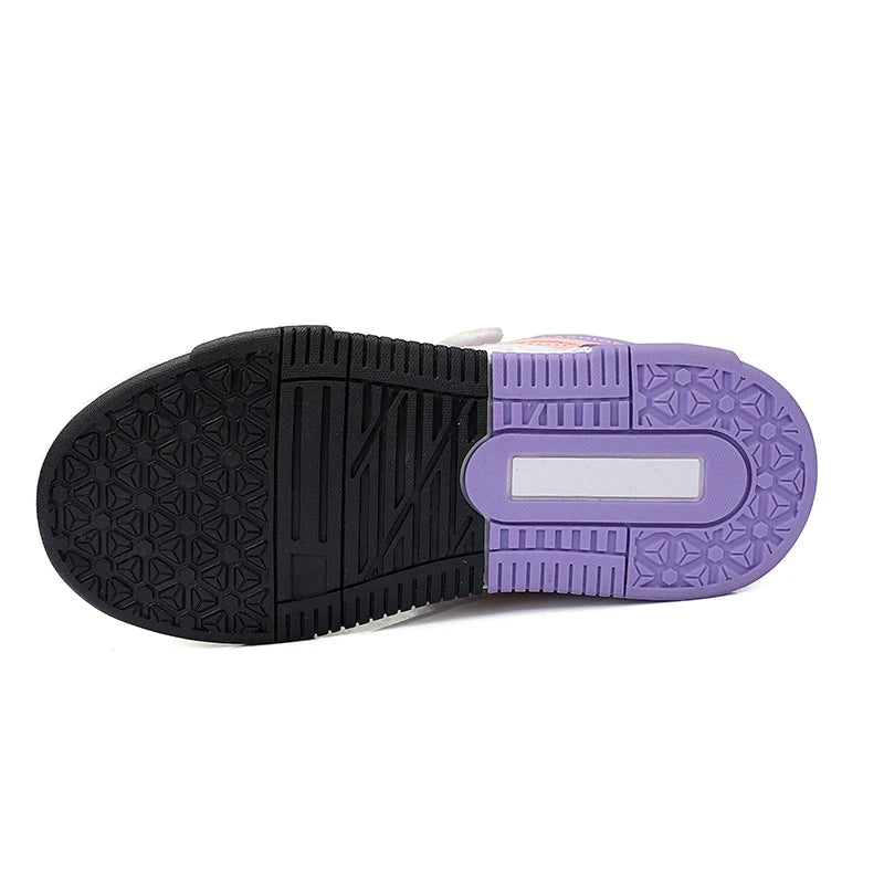 Design Children Sneaker Boys Shoes Skateboard Kids Casual Shoes Autumn Sports Tennis High Top Sneaker for Boy