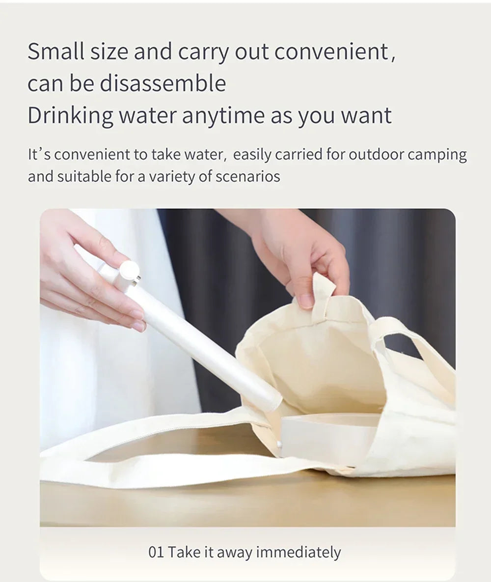 Portable Desktop Electric Water Dispenser Bottle Pump Barreled with USB Charging Automatically Drink for Home Office Outdoor