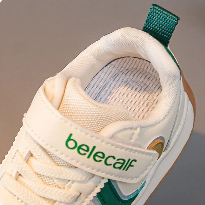 Kindergarten For Boys Girls Fashionable Versatile Sneakers Breathable Solid Color Sports Shoes Children's Spring New Casual Shoe