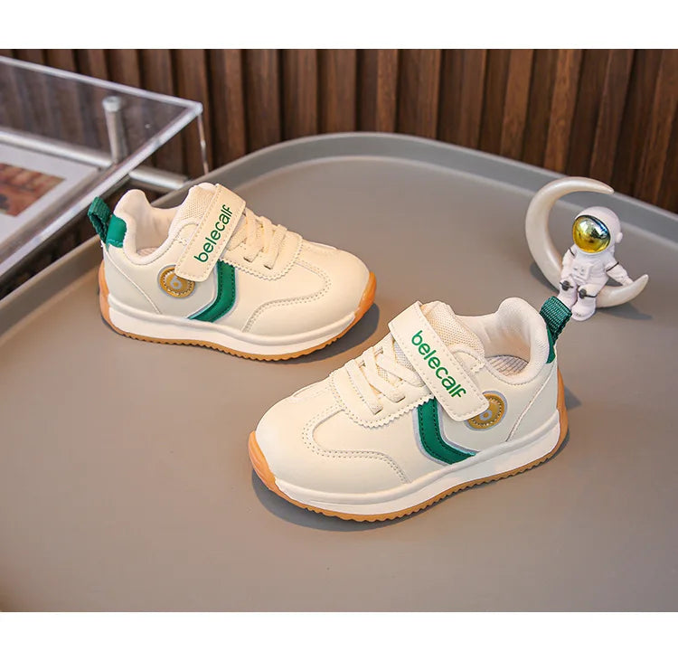 Kindergarten For Boys Girls Fashionable Versatile Sneakers Breathable Solid Color Sports Shoes Children's Spring New Casual Shoe