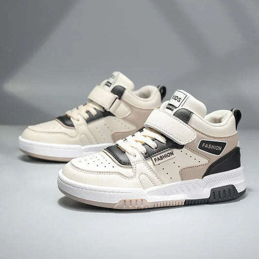 Design Children Sneaker Boys Shoes Skateboard Kids Casual Shoes Autumn Sports Tennis High Top Sneaker for Boy