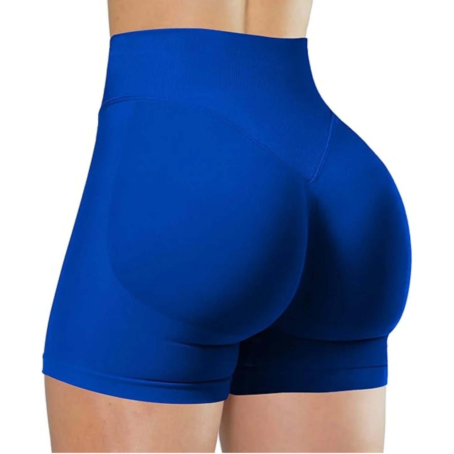 Summer High Waisted Yoga Shorts Fashionable and Sexy Running Fitness Pants Solid Color Yoga Leggings