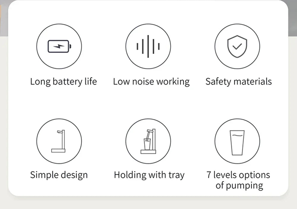 Portable Desktop Electric Water Dispenser Bottle Pump Barreled with USB Charging Automatically Drink for Home Office Outdoor