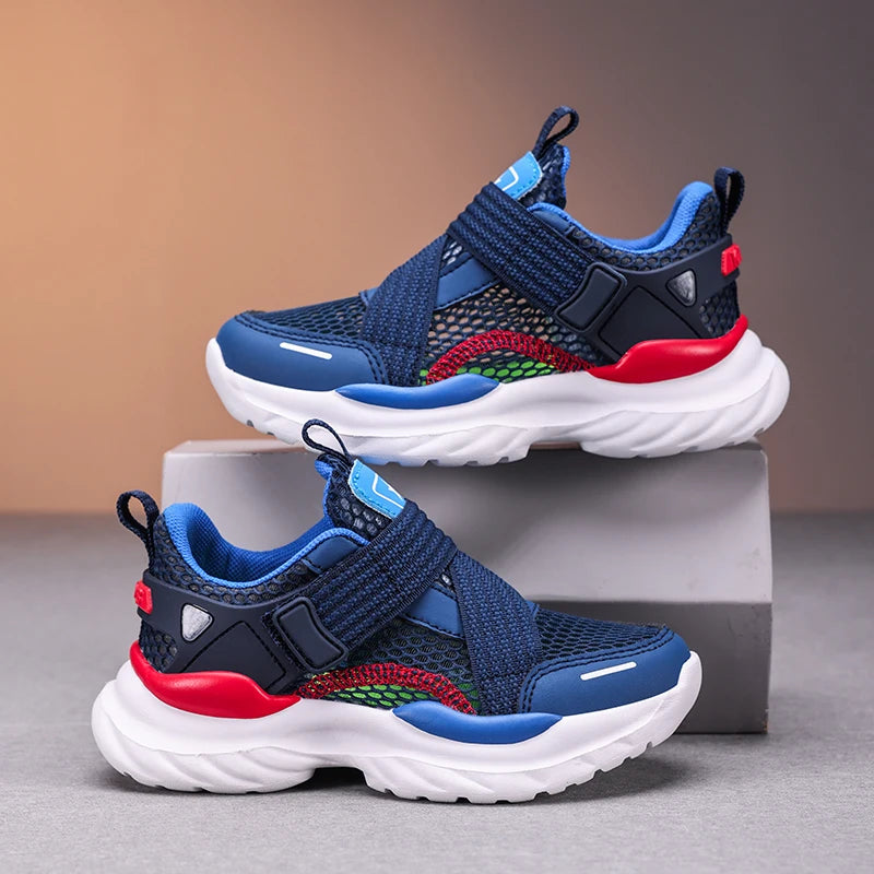 Summer Mesh Boy Sneaker Luxury Brand Children Shoes Breathable School Casual Sports Shoes for Kids Boys