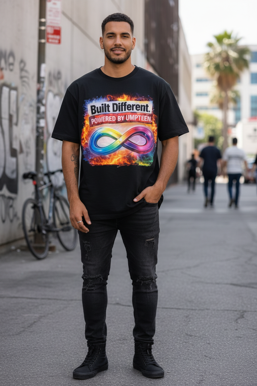 Built Different Male Mockup