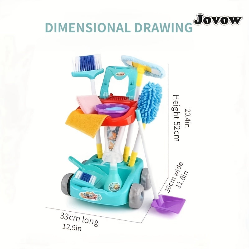 Sweeping Toys, Broom And Dustpan Combination Set, Simulation Of Home Cleaning, Floor Sweeping Toys Perfect Christmas And Birthday Gift