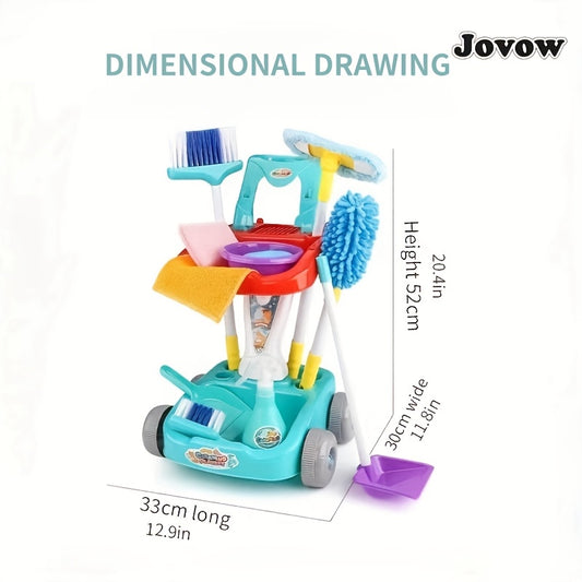 Sweeping Toys, Broom And Dustpan Combination Set, Simulation Of Home Cleaning, Floor Sweeping Toys Perfect Christmas And Birthday Gift