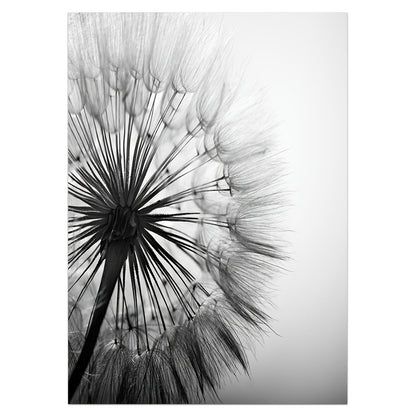 3pcs Black White Dandelion Flower Wall Poster, Wall Canvas, Canvas Painting, 15.7*23.6in Frameless