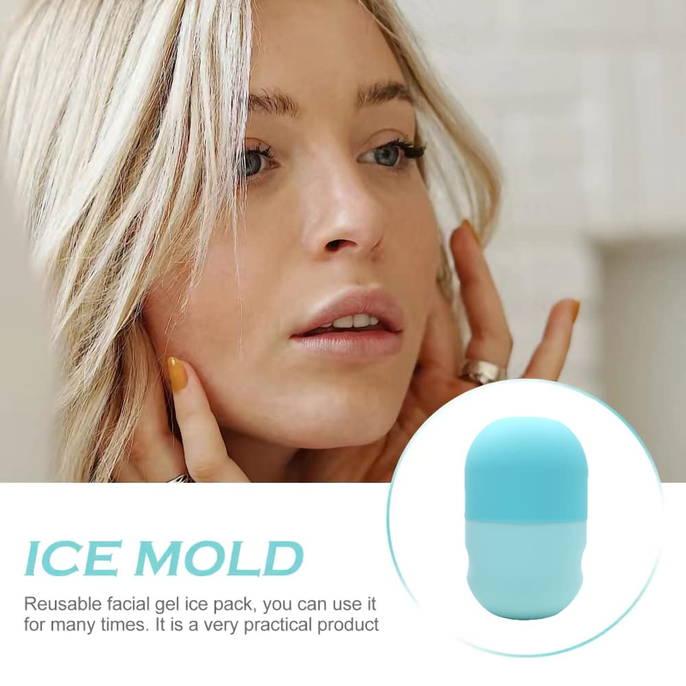 Ice Face Roller Ice Mold For Face Eyes And Neck Ice Holder For Face Face Ice Cube - Enhance Your Natural Glow Ice Facial Capsule