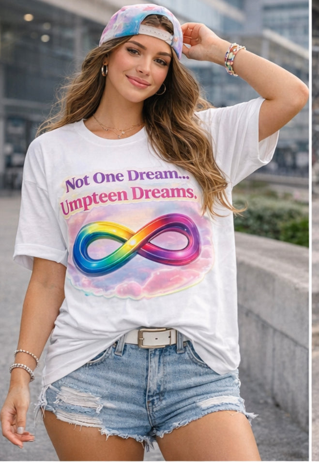  "Women's Not One Dream but Umpteen Dreams graphic tee | Umpteen Things"