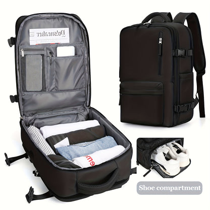 Large Travel Backpack, Carry On Backpack, Hiking Laptop Backpack Waterproof Outdoor Sports Rucksack Casual Daypack School Bag