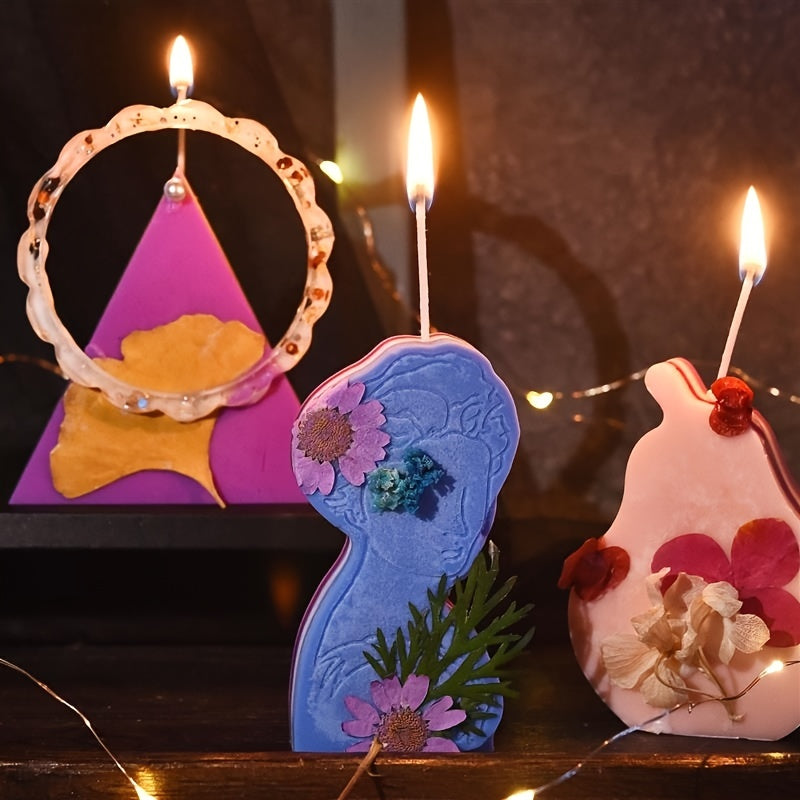 50pcs 2.6-20cm Premium Smokeless Candle Wicks - Pure Cotton Core for DIY Candle Making, Pre-Waxed, Party Supplies, Easy to Use, High-Quality, and Durable