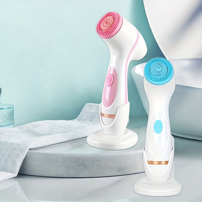 3 In 1 Wireless Face Cleansing Brush Sonic Face Spin Brush Set Spa System For Deep Cleaning Remove Blackhead Machine