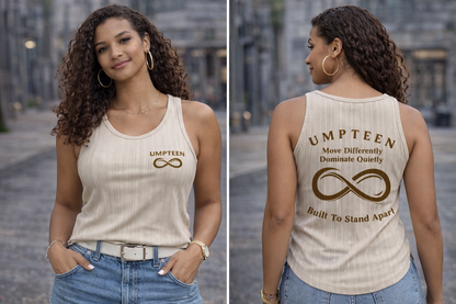 Umpteen 'Move Differently, Dominate Quietly' Ribbed Tank – Women's