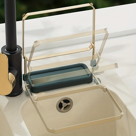 Foldable Sink Strainer and Filter Rack - Eliminate Clogging and Keep Your Sink Clean with Ease!