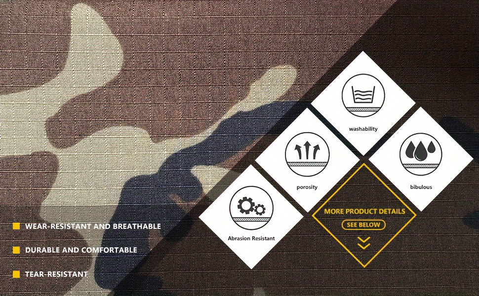 Multi-Pocket Camouflage Trousers - Rugged Military-Inspired Design, Ultra-Comfortable and Soft Fabric, Versatile Casual Style - Designed Specifically for Men, Perfect for Outdoor Enthusiasts and Adventurers