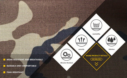 Multi-Pocket Camouflage Trousers - Rugged Military-Inspired Design, Ultra-Comfortable and Soft Fabric, Versatile Casual Style - Designed Specifically for Men, Perfect for Outdoor Enthusiasts and Adventurers