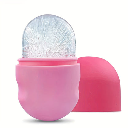 Ice Face Roller Ice Mold For Face Eyes And Neck Ice Holder For Face Face Ice Cube - Enhance Your Natural Glow Ice Facial Capsule