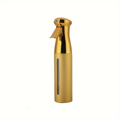 1pcs 300ml Electroplating Continuous Spray Bottle Automatic High-pressure Spray Bottle Hairdressing Alcohol Disinfection Spray Bottle