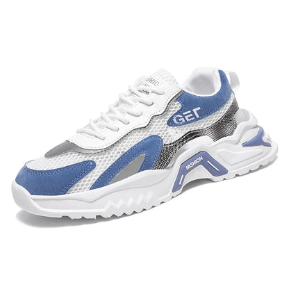 Men's Road Running Minimal Shoes Air Hole Sneakers Fabric Air Mesh Athletic Low-top Lace up Sport Light-weight Summer Breathable