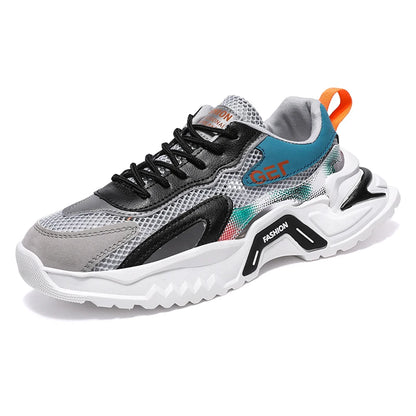 Men's Road Running Minimal Shoes Air Hole Sneakers Fabric Air Mesh Athletic Low-top Lace up Sport Light-weight Summer Breathable