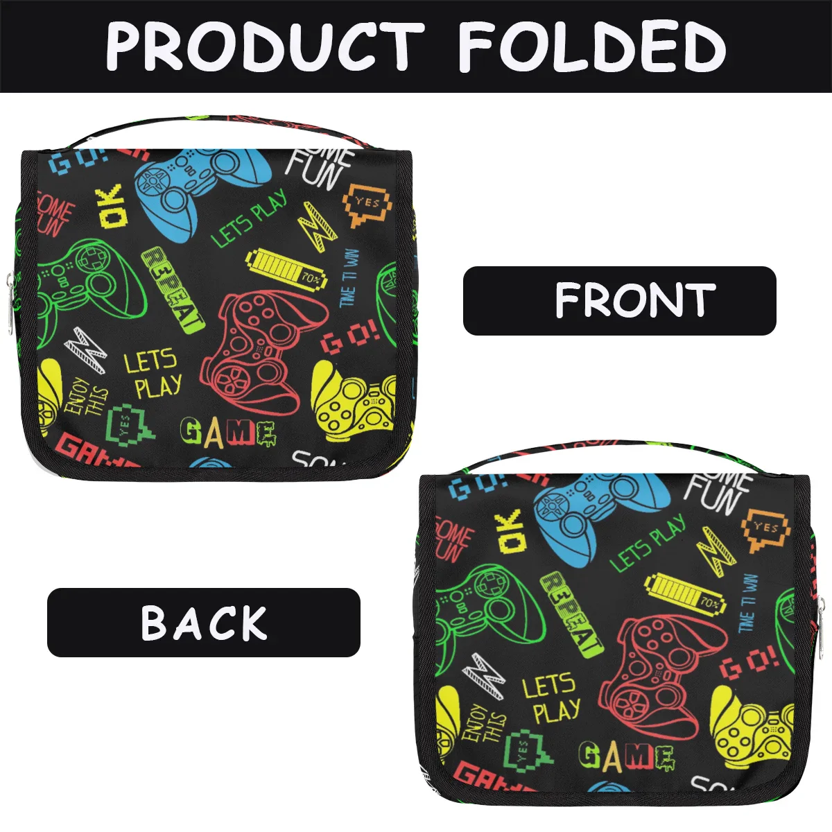 Travel Grooming and Makeup Bag Travel Bathroom Bag Travel Set Small Size Bag Suitable for Both Men and Women