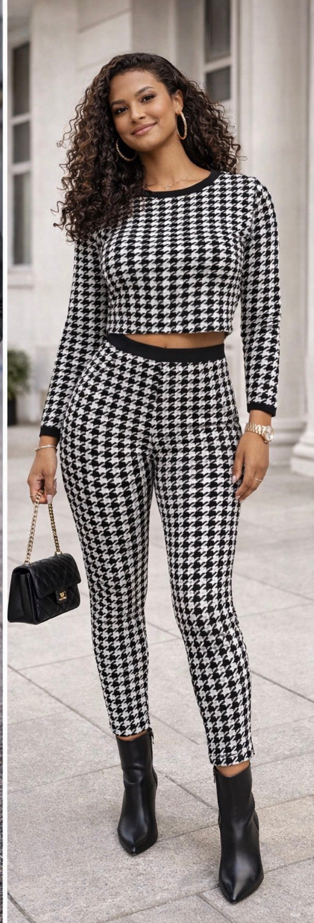 "Houndstooth two piece set | Umpteen Things"