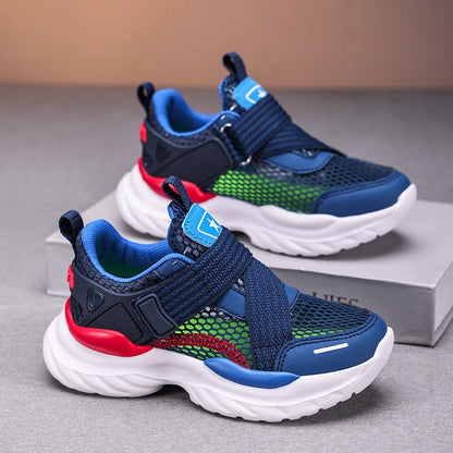 Summer Mesh Boy Sneaker Luxury Brand Children Shoes Breathable School Casual Sports Shoes for Kids Boys