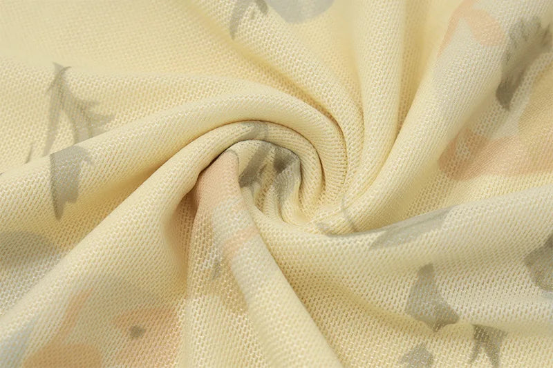 Cryptographic Summer Floral Print Plunge Maxi Dress Outfits Sexy Backless Fairy Sun Dresses Vacation Beachwear Vestido Coquette