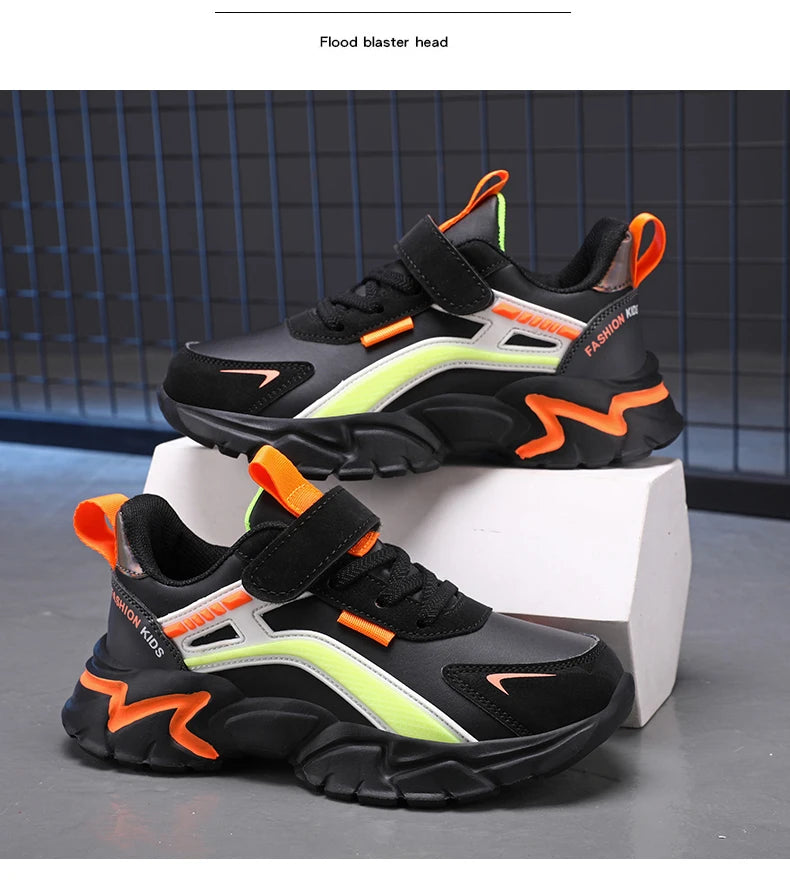 Children Sports Shoes Breathable Casual Sneakers For Boys Lightweight Running Outdoor Walking Tennis Kids School Shoes