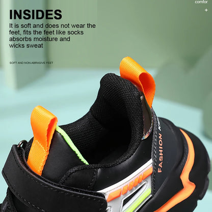 Children Sports Shoes Breathable Casual Sneakers For Boys Lightweight Running Outdoor Walking Tennis Kids School Shoes