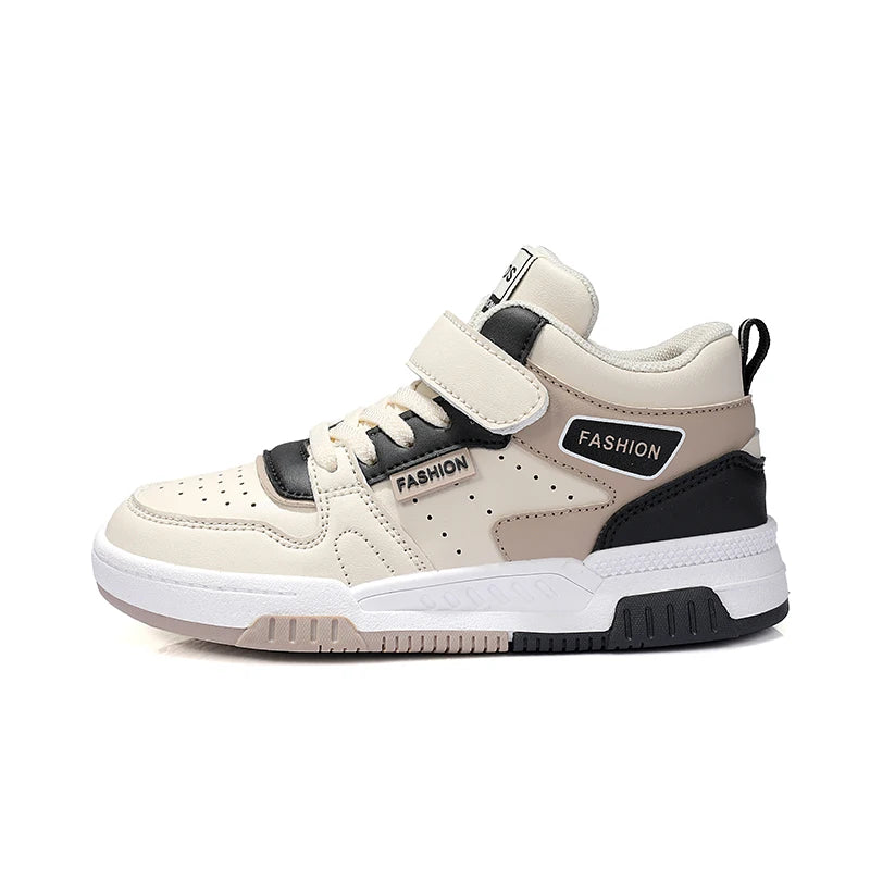 Design Children Sneaker Boys Shoes Skateboard Kids Casual Shoes Autumn Sports Tennis High Top Sneaker for Boy