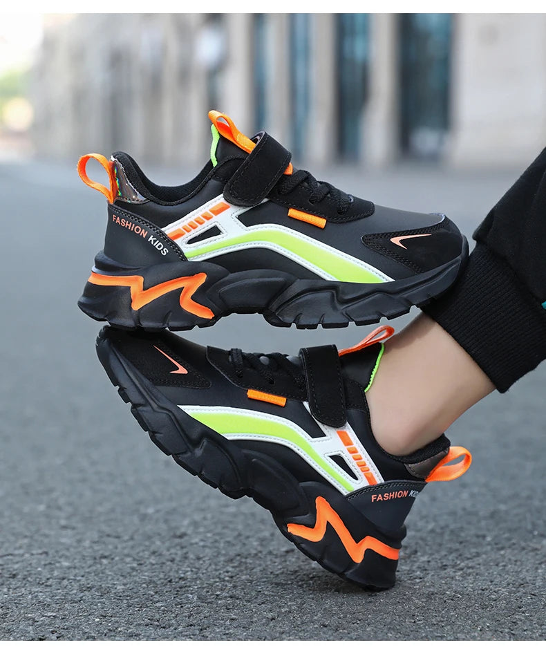 Children Sports Shoes Breathable Casual Sneakers For Boys Lightweight Running Outdoor Walking Tennis Kids School Shoes