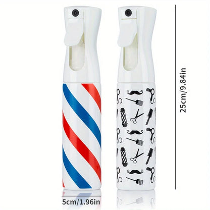 300ml High Pressure Hair Spray Bottle Ultra Fine Continuous Water Refillable Mister Hairdressing Spray Bottle Barber Hair Tools
