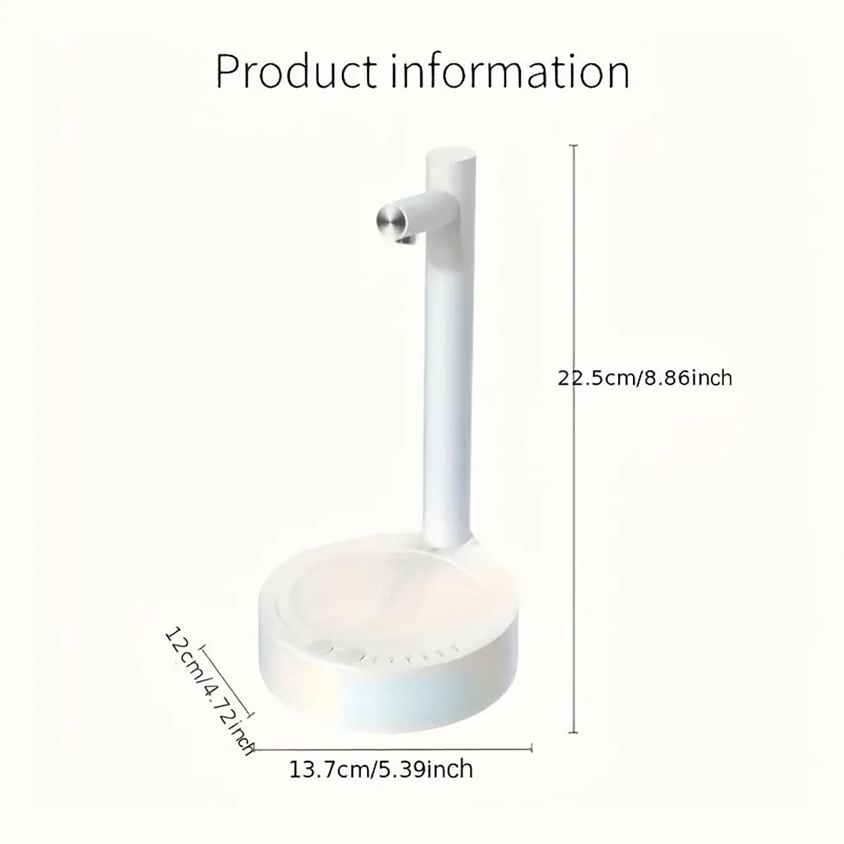 1 USB rechargeable smart desktop water pump, bucket type electric water dispenser, household portable automatic water dispenser