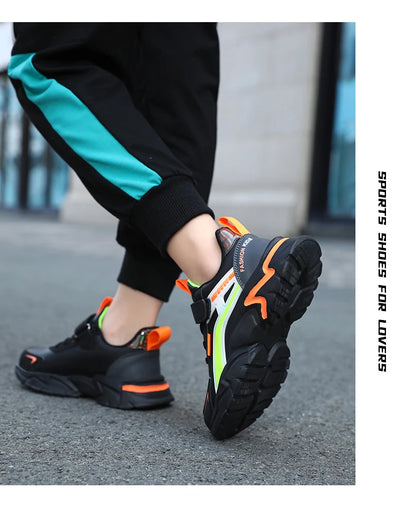 Children Sports Shoes Breathable Casual Sneakers For Boys Lightweight Running Outdoor Walking Tennis Kids School Shoes