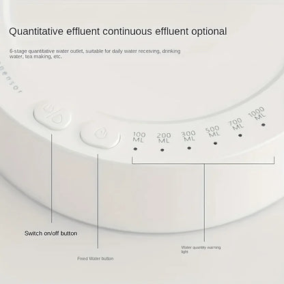 1 intelligent desktop water dispenser, outdoor bucket automatic water dispenser and water absorption device.