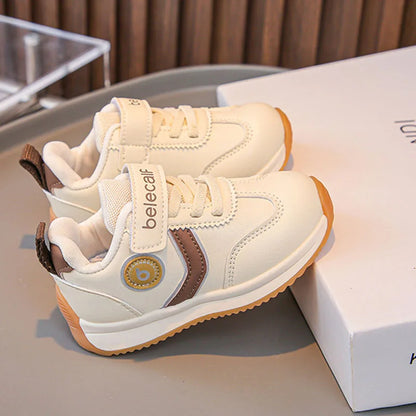 Kindergarten For Boys Girls Fashionable Versatile Sneakers Breathable Solid Color Sports Shoes Children's Spring New Casual Shoe