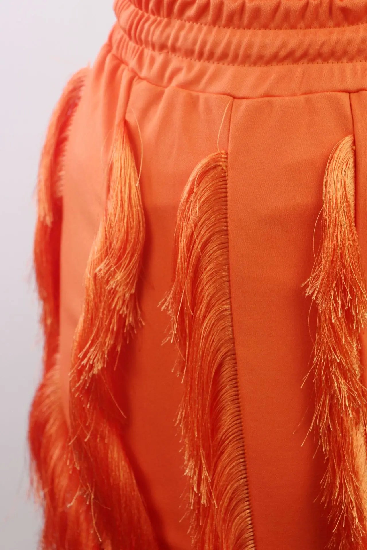 Fashion Solid Romper Casual Tank Top & Tassel Decor Drawstring Pants Set Skinny Tank Jumpsuits Summer Female Outfit Streetwear