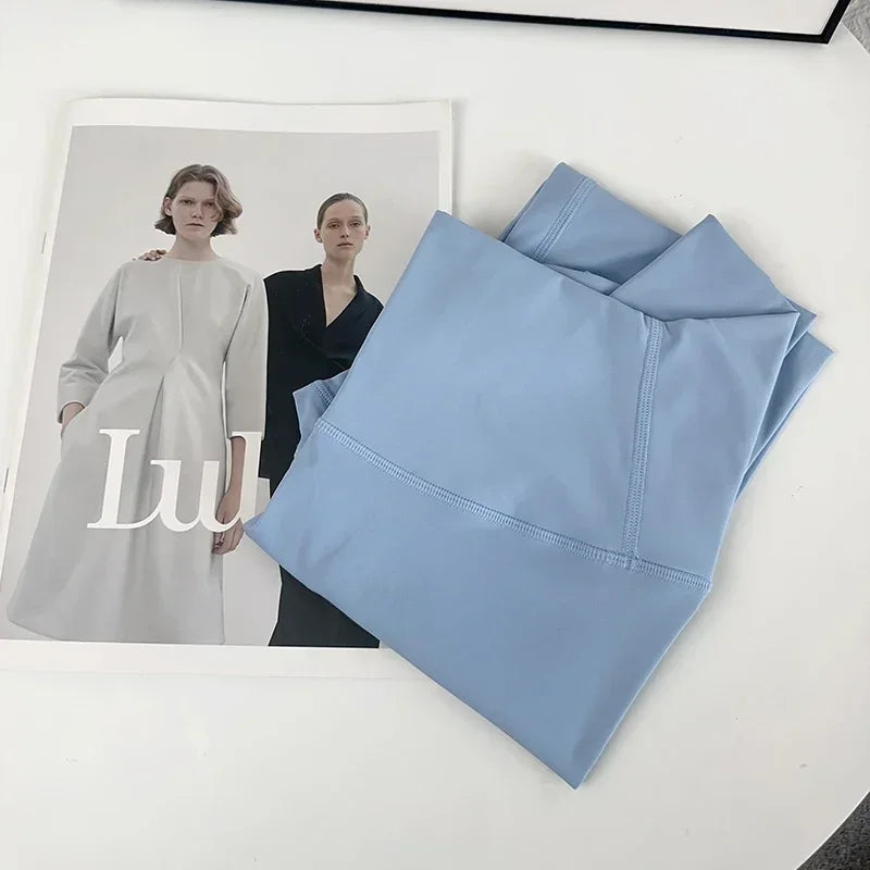 Hot Sale Fitness Female Leggings Running Pants Naked feeling Leggings High Waist Push Up Sport Women Fitness Running Yoga Pants