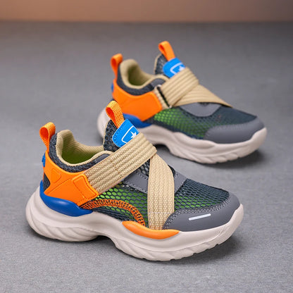 Summer Mesh Boy Sneaker Luxury Brand Children Shoes Breathable School Casual Sports Shoes for Kids Boys