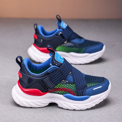 Summer Mesh Boy Sneaker Luxury Brand Children Shoes Breathable School Casual Sports Shoes for Kids Boys
