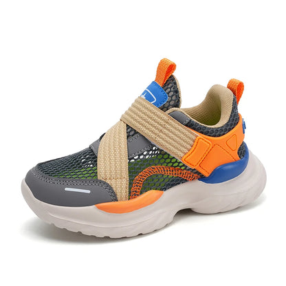 Summer Mesh Boy Sneaker Luxury Brand Children Shoes Breathable School Casual Sports Shoes for Kids Boys